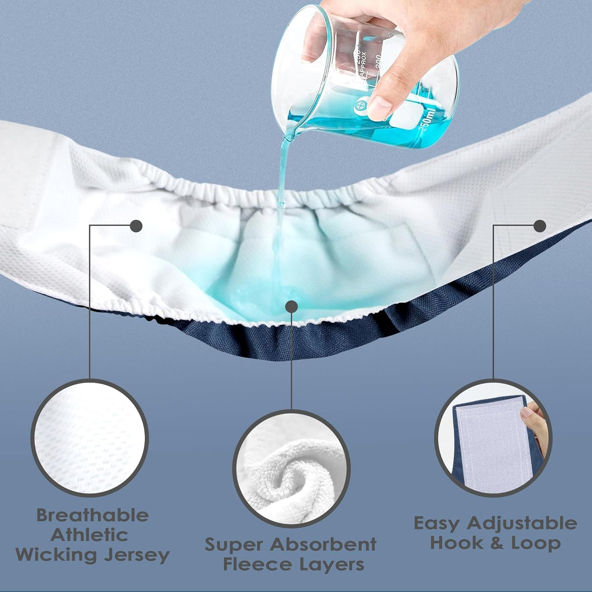 wegreeco Pañales lavables para el vientre verde, negro, talla S)