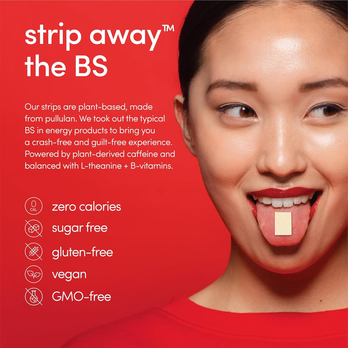 Suplementos ZENERGY Energy Oral Strips Sabor a menta 40 mg