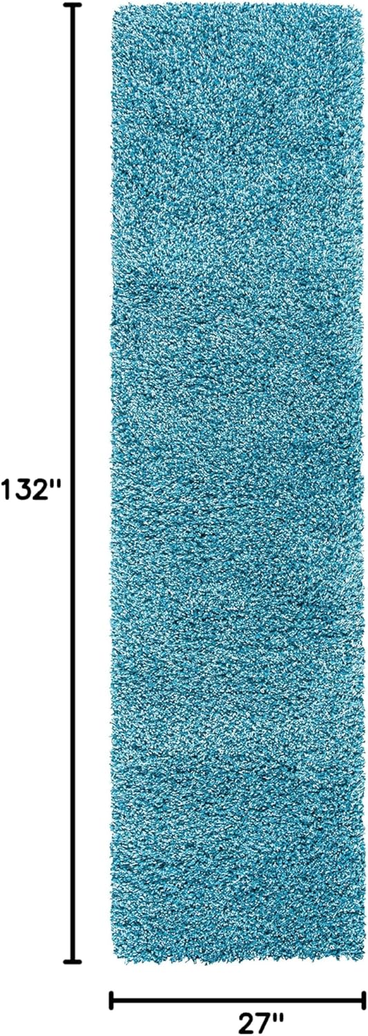 Alfombra Runner Shag No Desprende, Ideal para Áreas de Tráfico