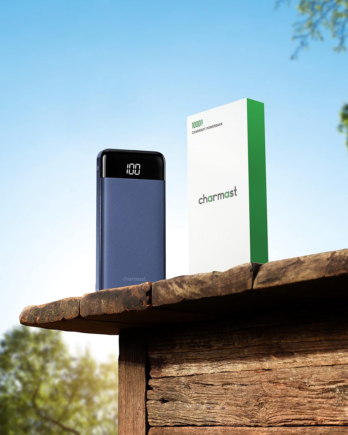 Cargador Portátil con Cables Integrados Slim 10000mAh 3A 6 Salidas