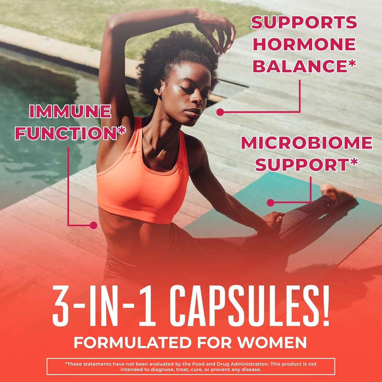 Probióticos de salud diaria 3 en 1 para mujeres MaryRuth's