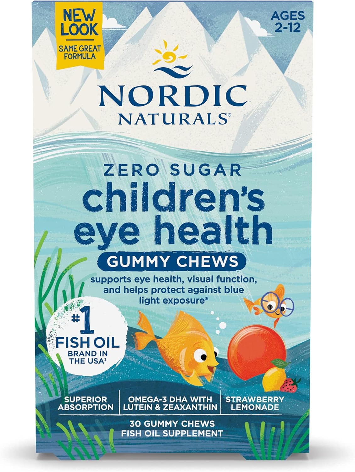 Suplemento Nordic Naturals Gomitas de salud ocular para niño
