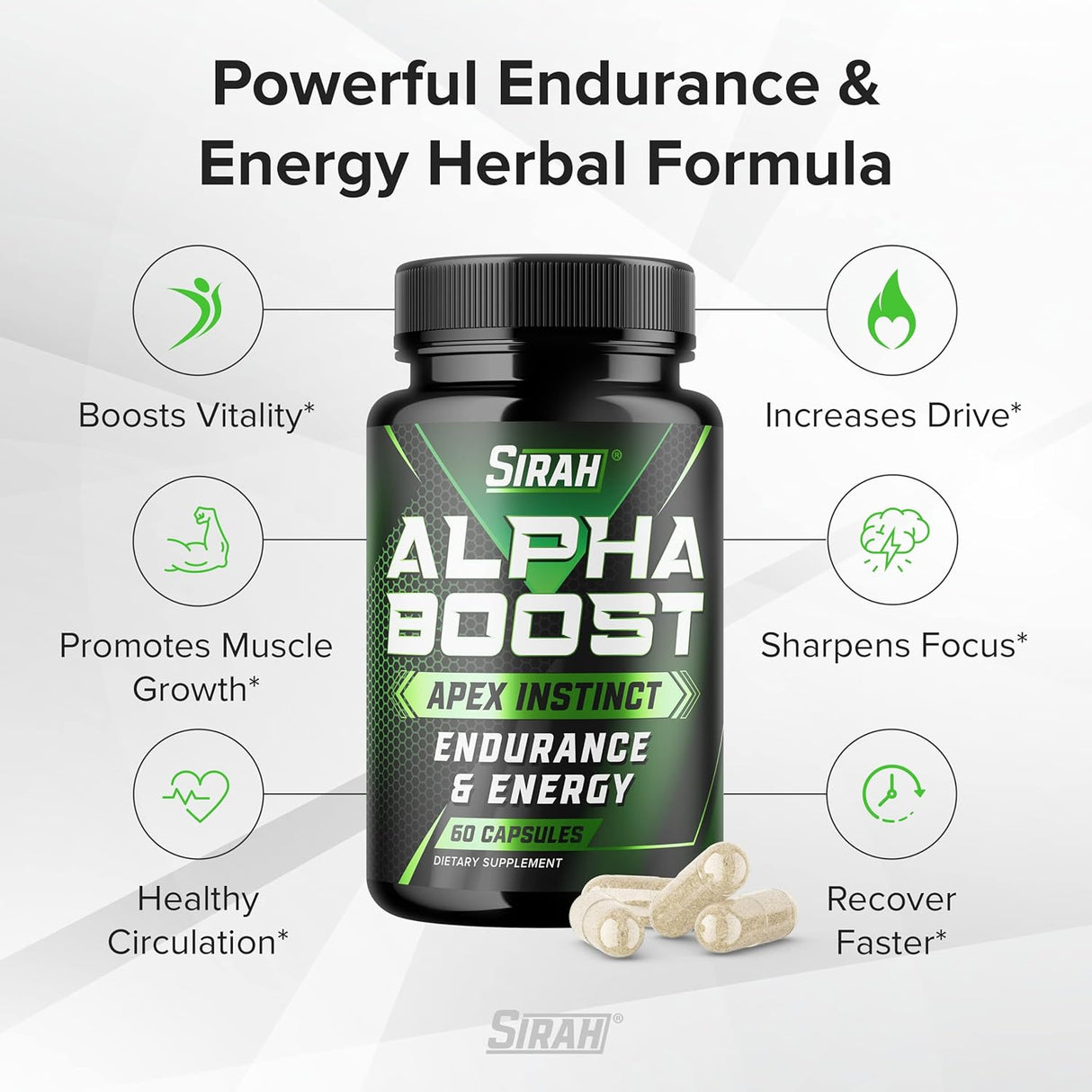 Potenciador de testosterona para hombres Suplemento