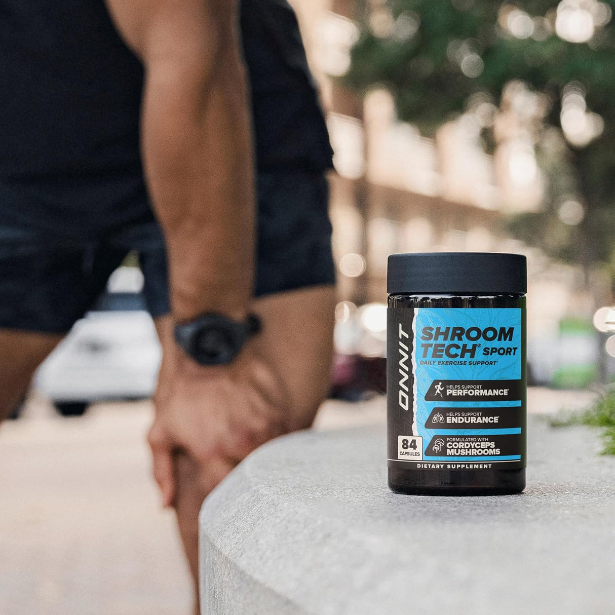 ONNIT Shroom Tech Sport Cápsulas, Energía Diaria, 84 unidades