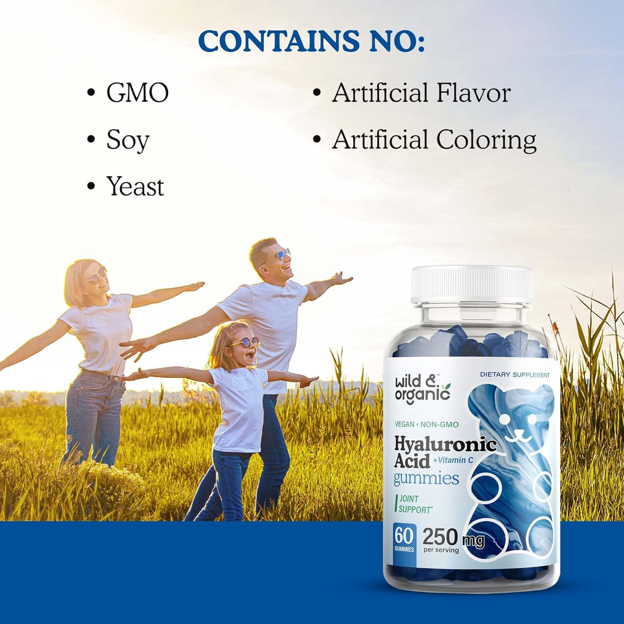 ácido hialurónico con vitamina C –Apoya la la piel