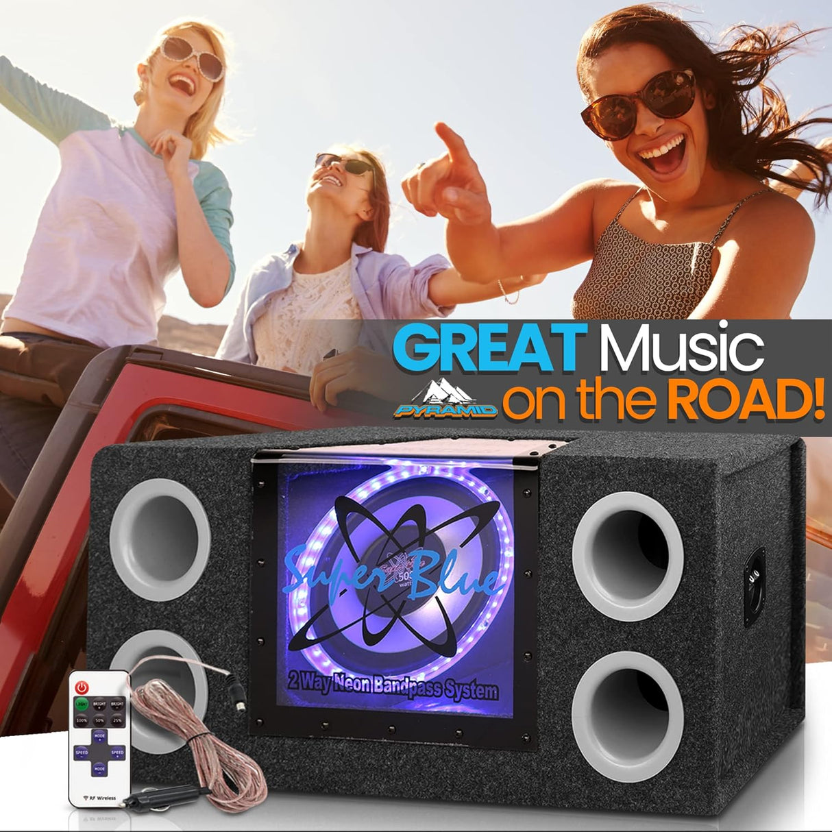 Parlante para Vehículo Sistema de Alta Voces 1200W BNPS122