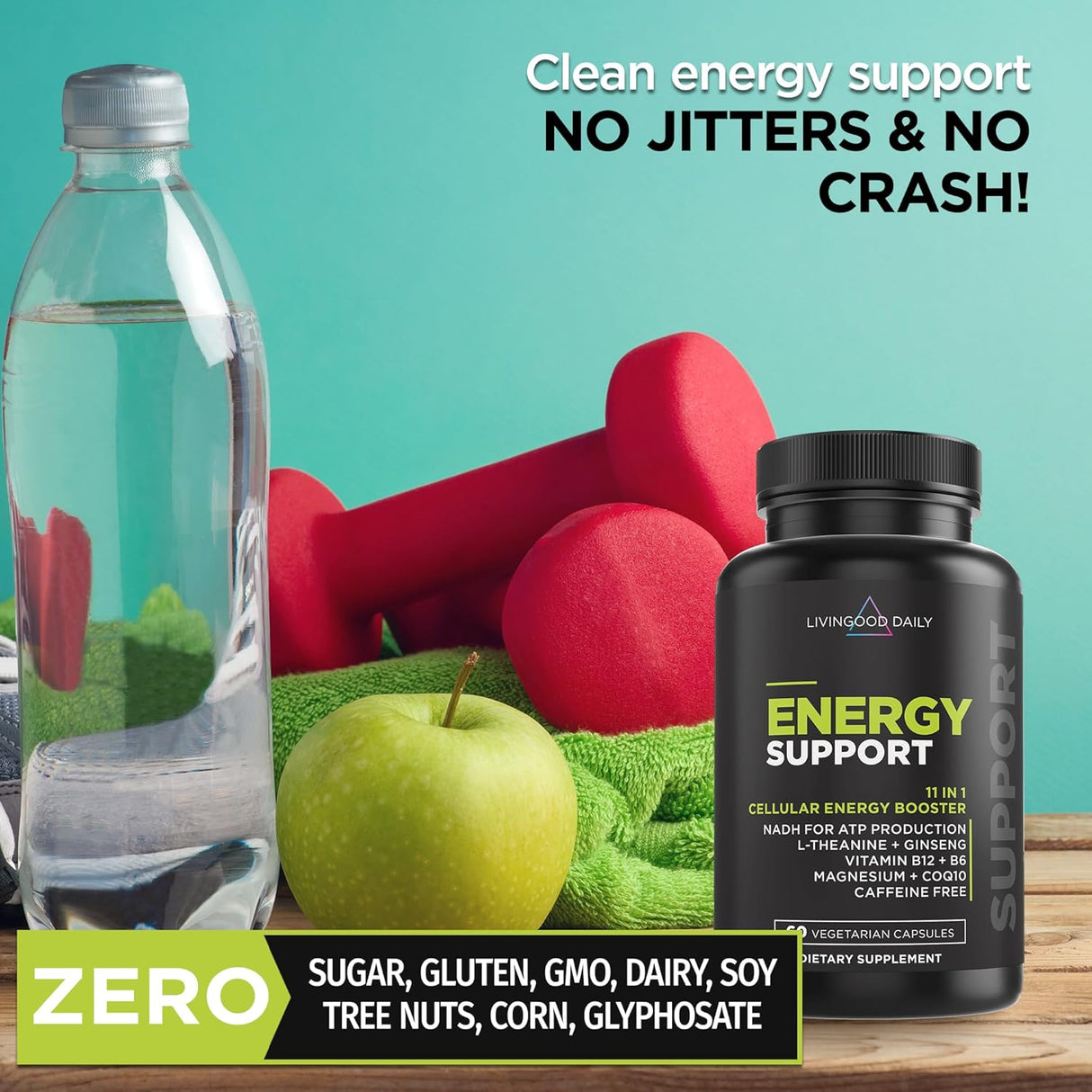 Livingood Daily Energy Support natural de energía limpia