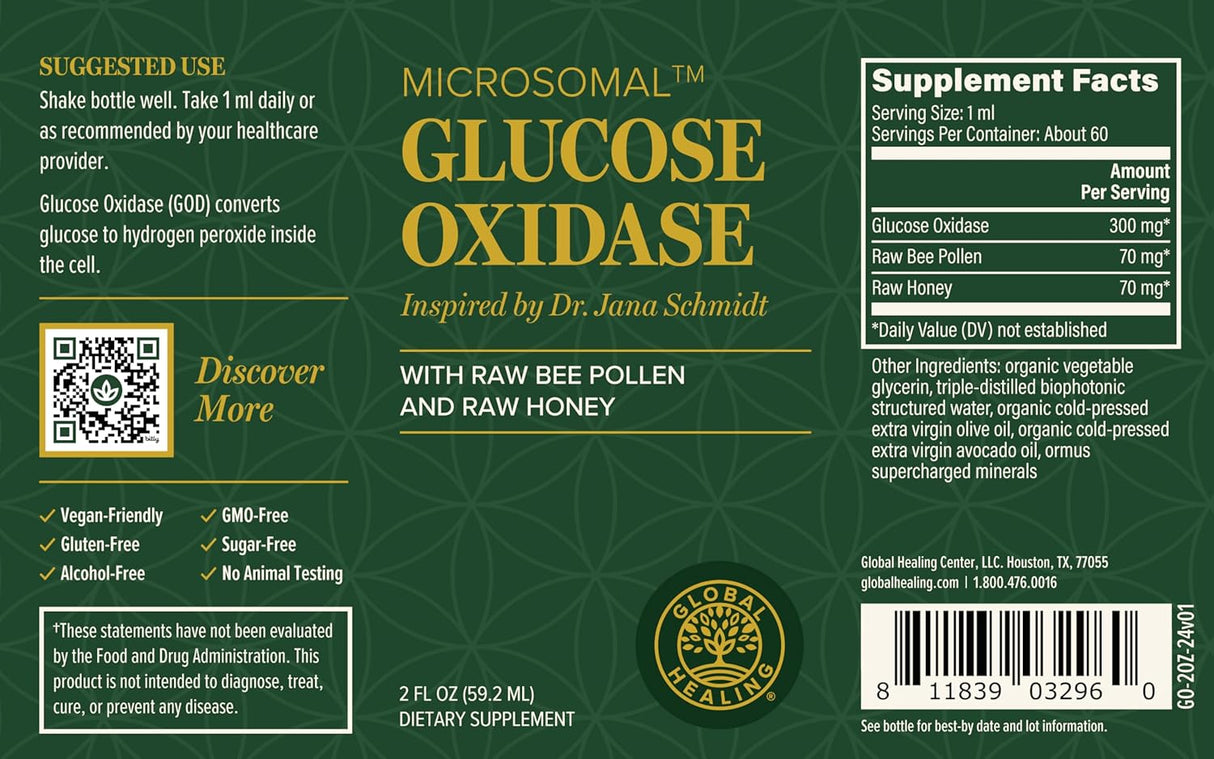 Global Healing Glucose Oxidase - 2 Oz