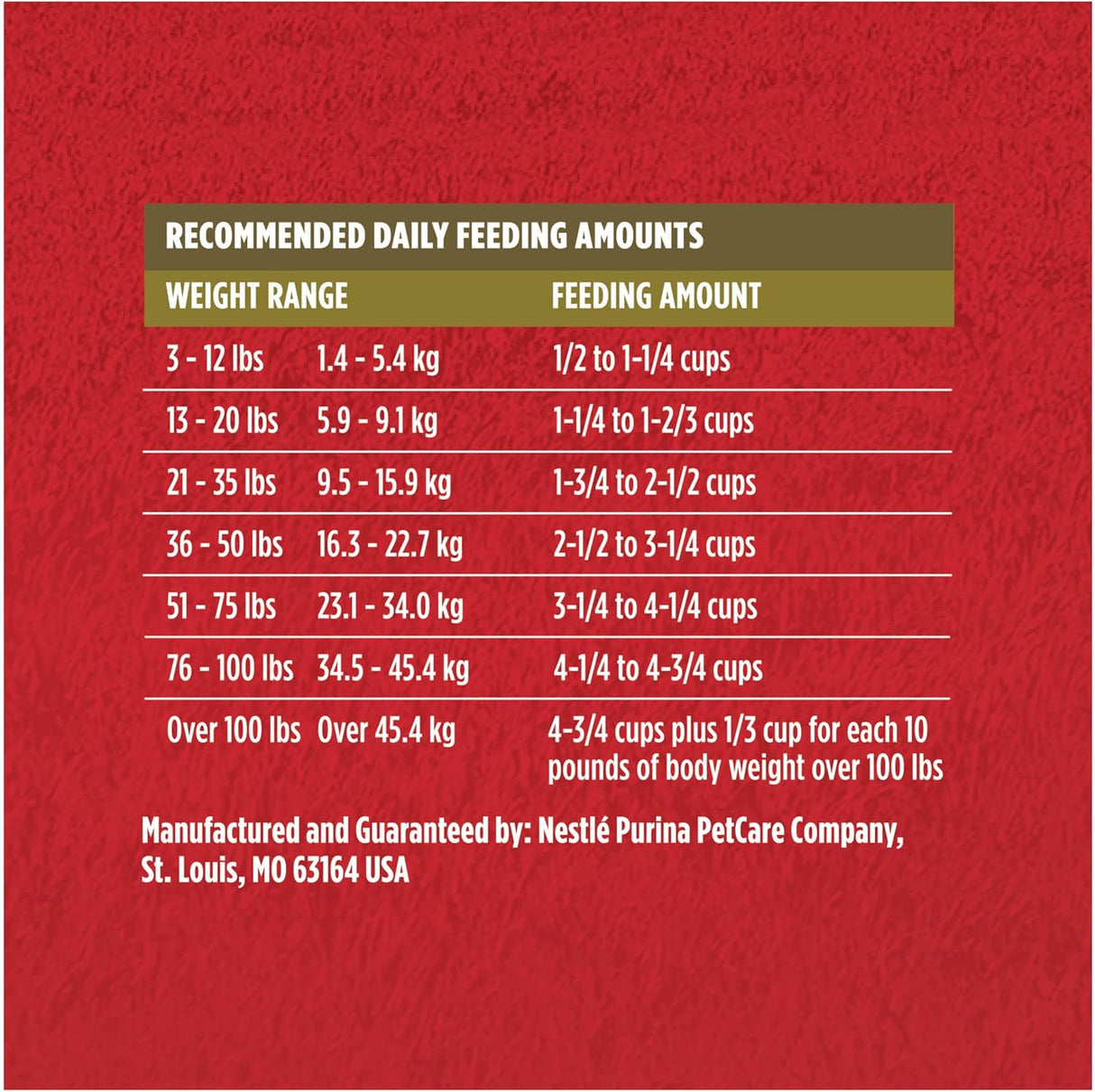 Alimento Seco para Perros Purina ONE Cordero y Arroz 16.5 lb.