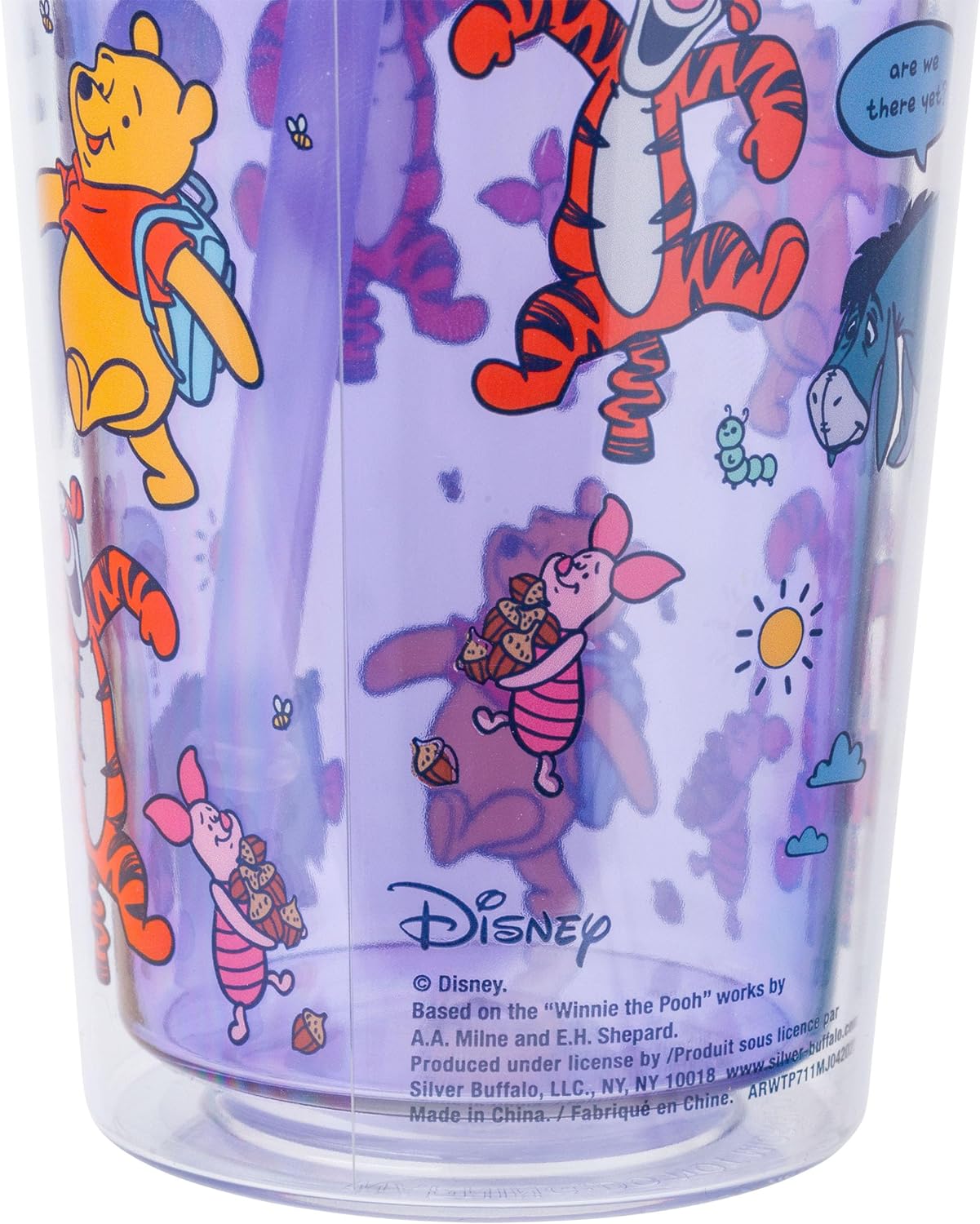 Vaso Frío de Plástico Winnie the Pooh, Silver Buffalo, 24 oz.