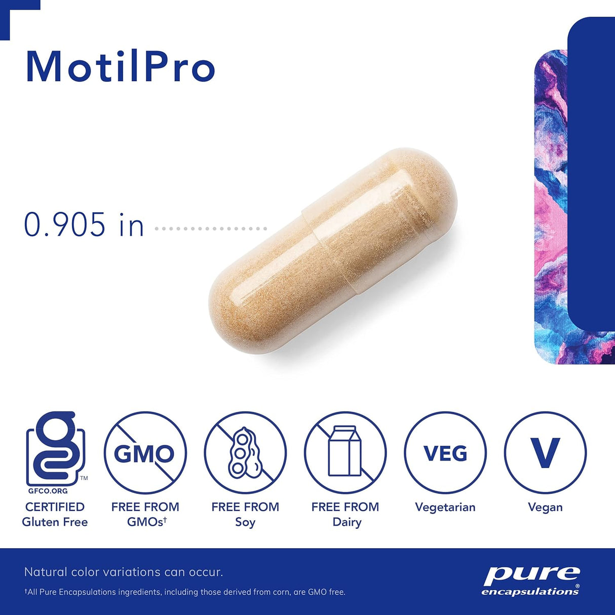 Suplemento MotilPro de Pure Encapsulations para Motilidad Intestinal