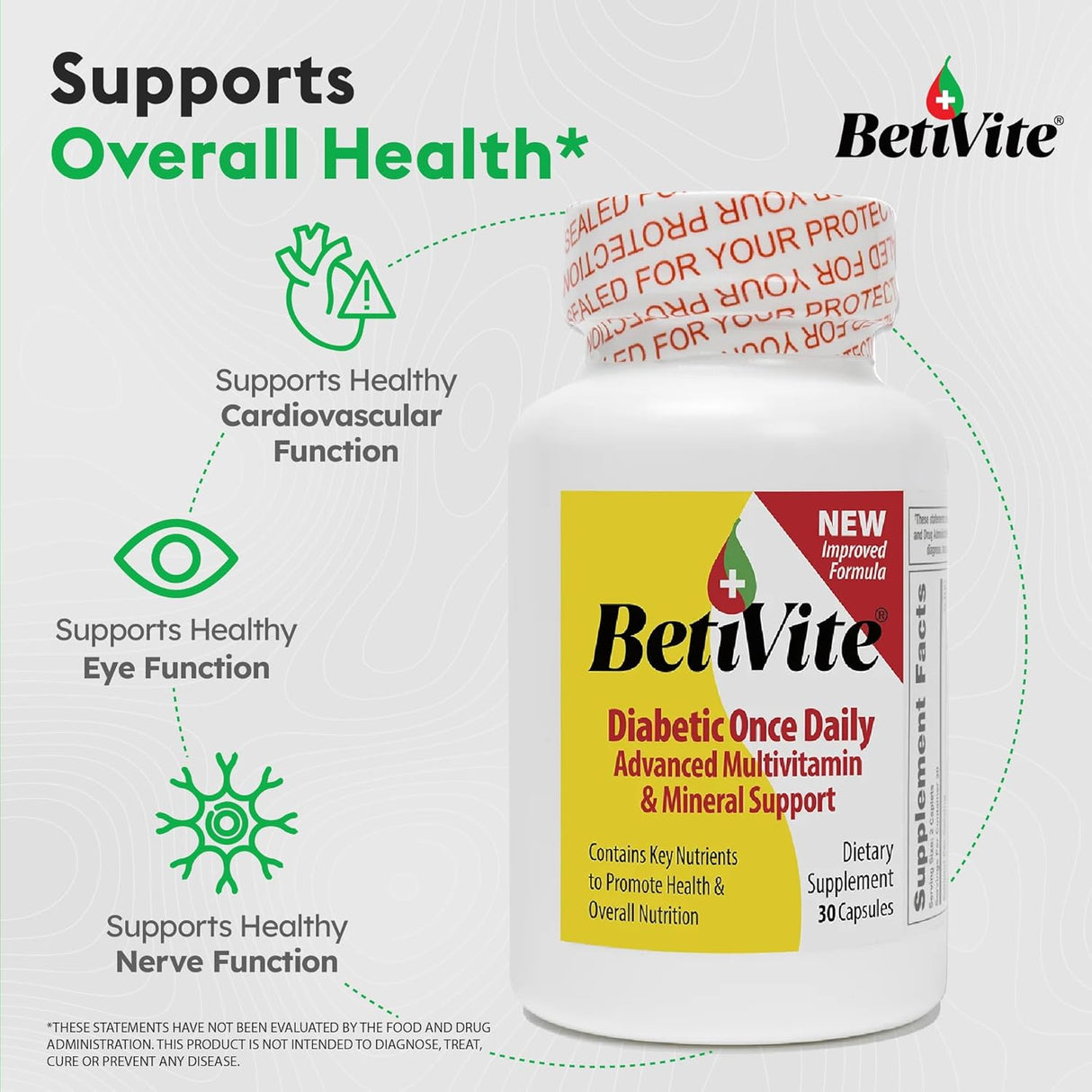 Multivitamínico mejora la función nerviosa y la salud ocular