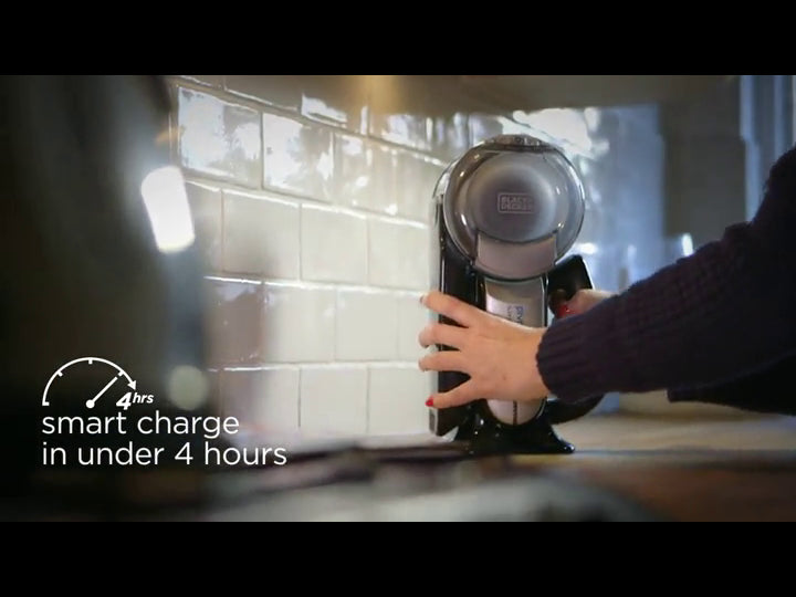 DECKER NEGRO BDH2000PL MAX Aspiradora de pivote de litio