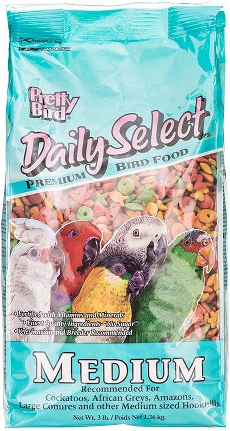 Pretty Bird - Alimento para pájaros prémium 3 libras