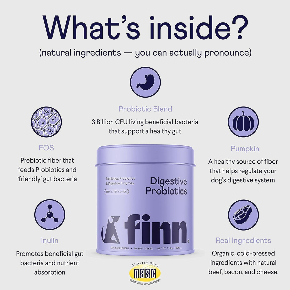 Vitaminas Probióticos para perros