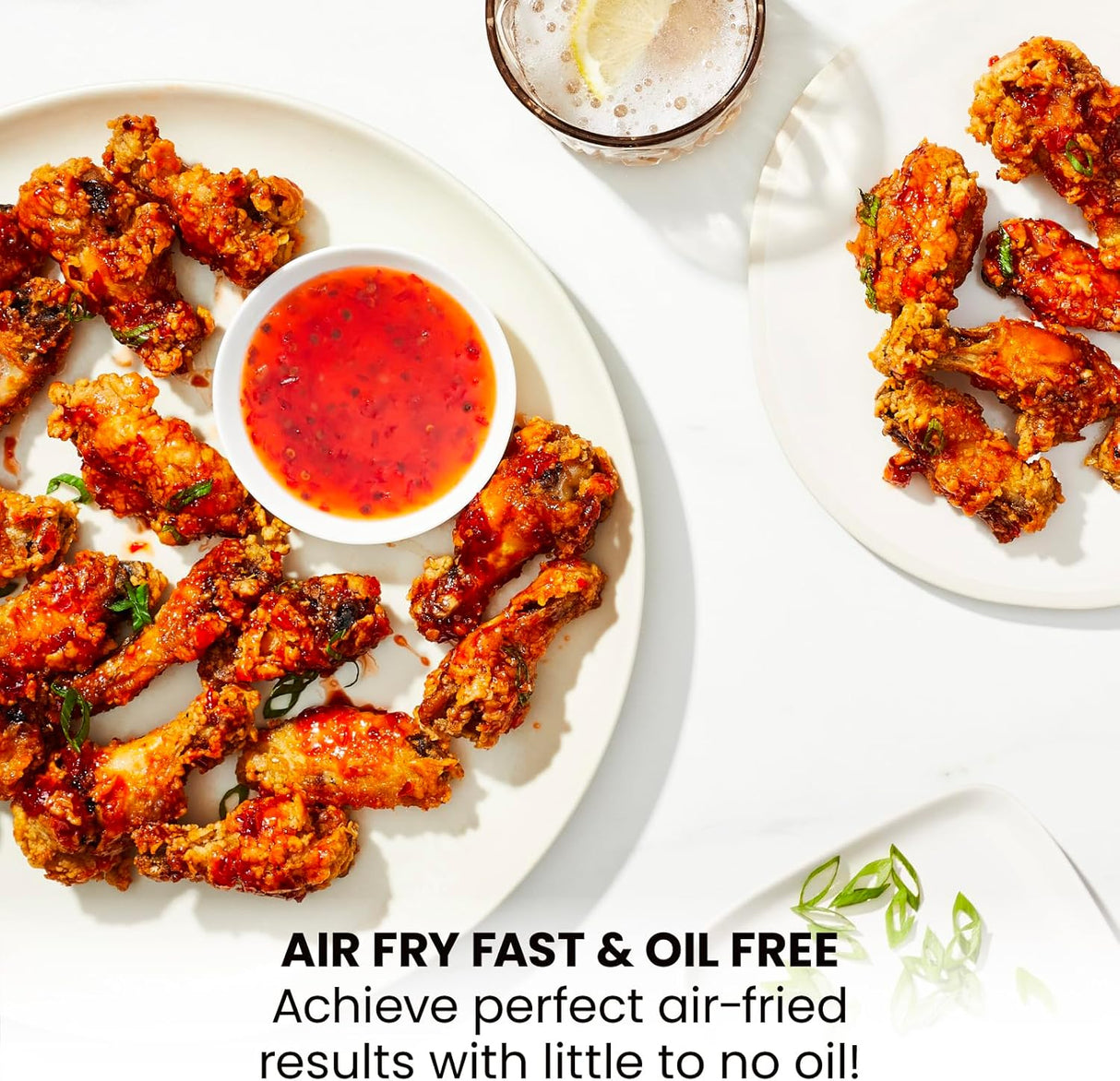 Freidora de Aire Chefman TurboFry 2 Qt, Sin Aceite, Timer 60 Min