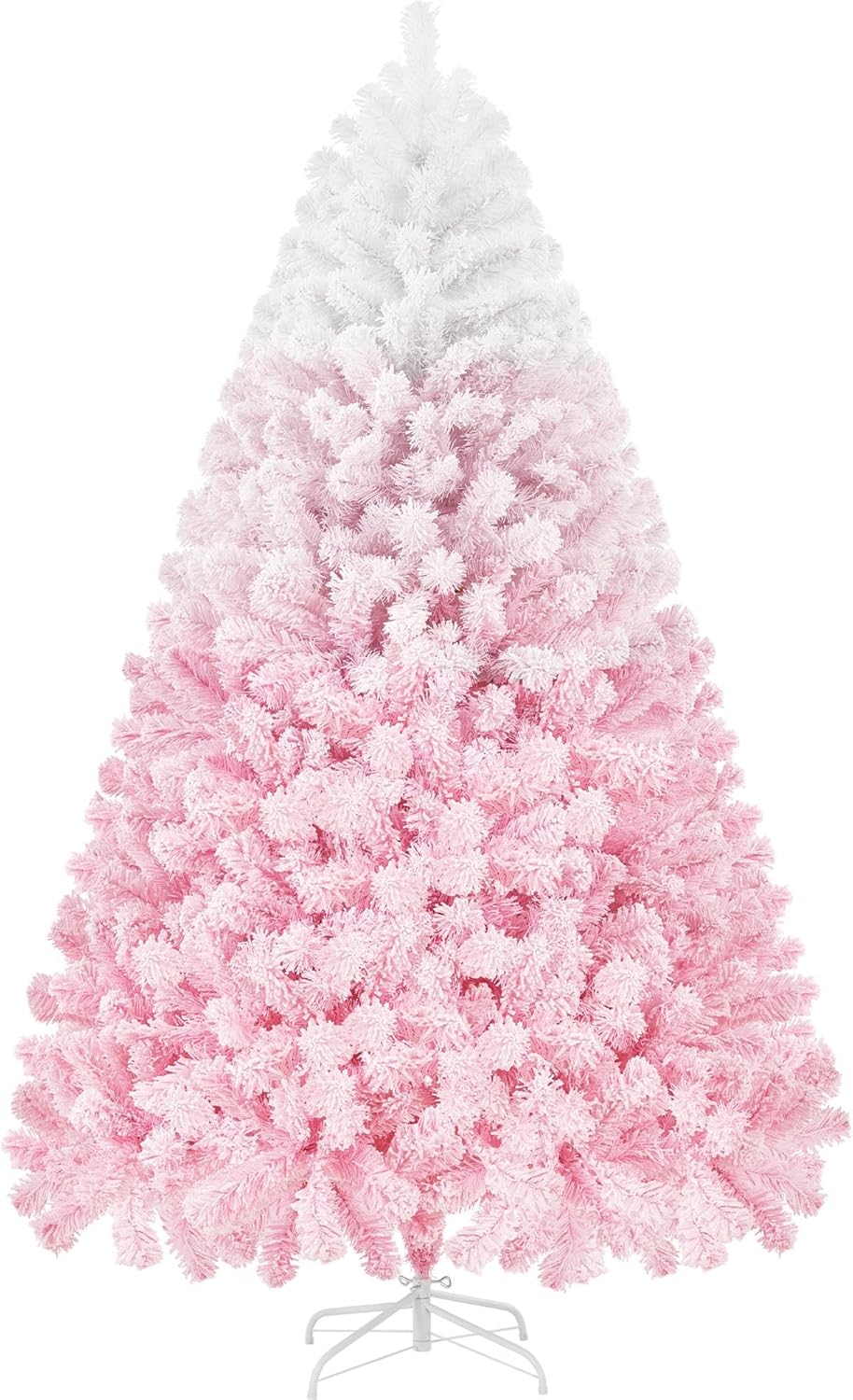Árbol de Navidad Artificial Yaheetech 7.5ft Con Puntas Nevadas