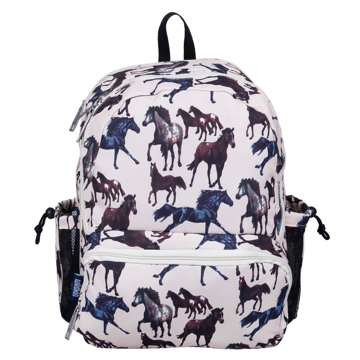mochila duradera con correas acolchadas, tres compartimentos