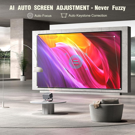 Proyector 4K VOPLLS con WiFi, Bluetooth y audio Dolby, modelo VOPLLS