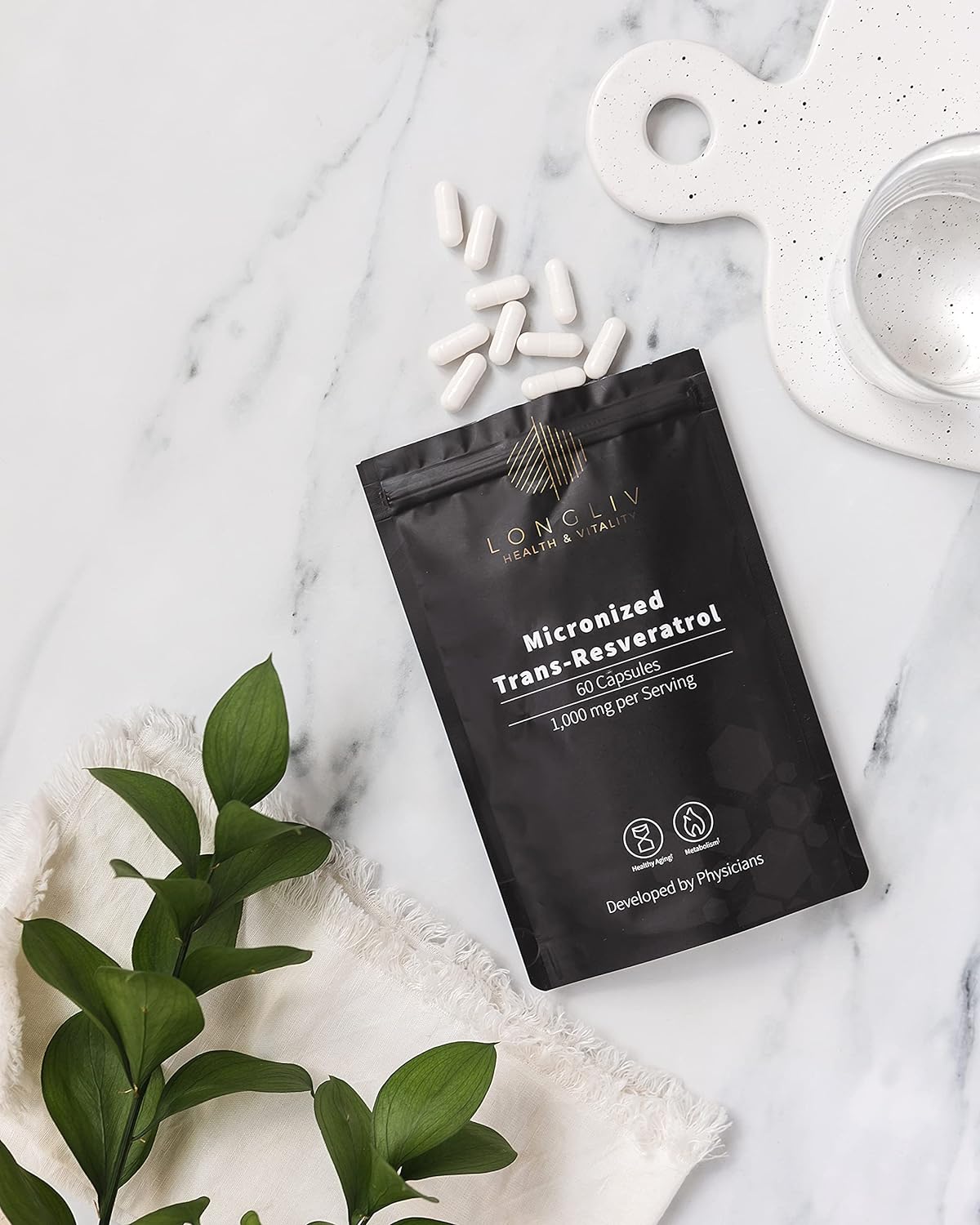 Suplemento de resveratrol Cápsulas avanzadas de resveratrol