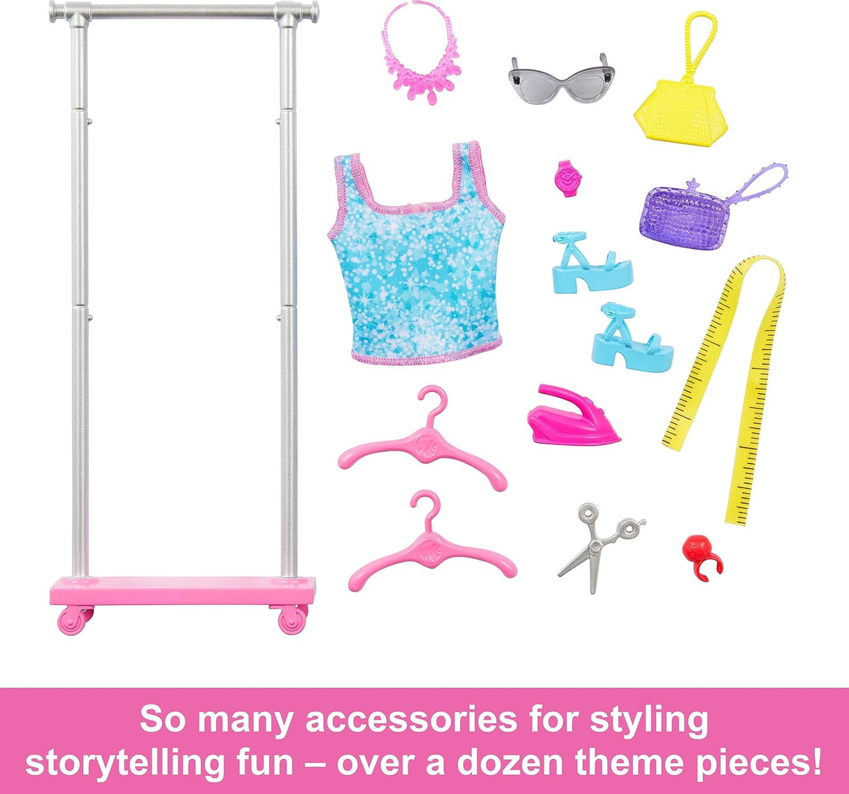 Barbie Estilista con accesorios y perrito, Brooklyn, modelo