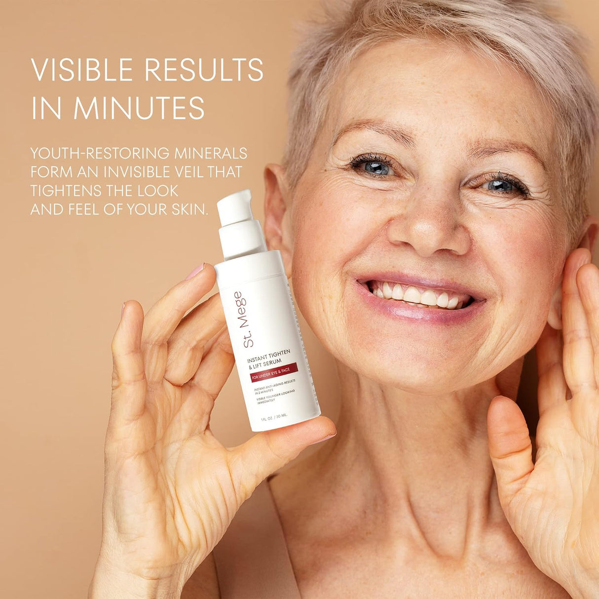 Crema de estiramiento facial instantáneo St. Mege