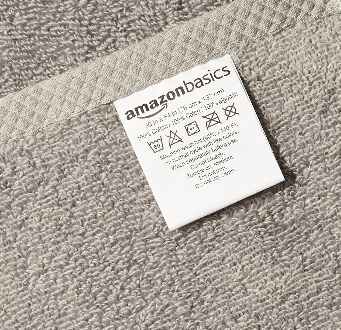 Sets de Toallas de baño de secado rápido de algodón gris