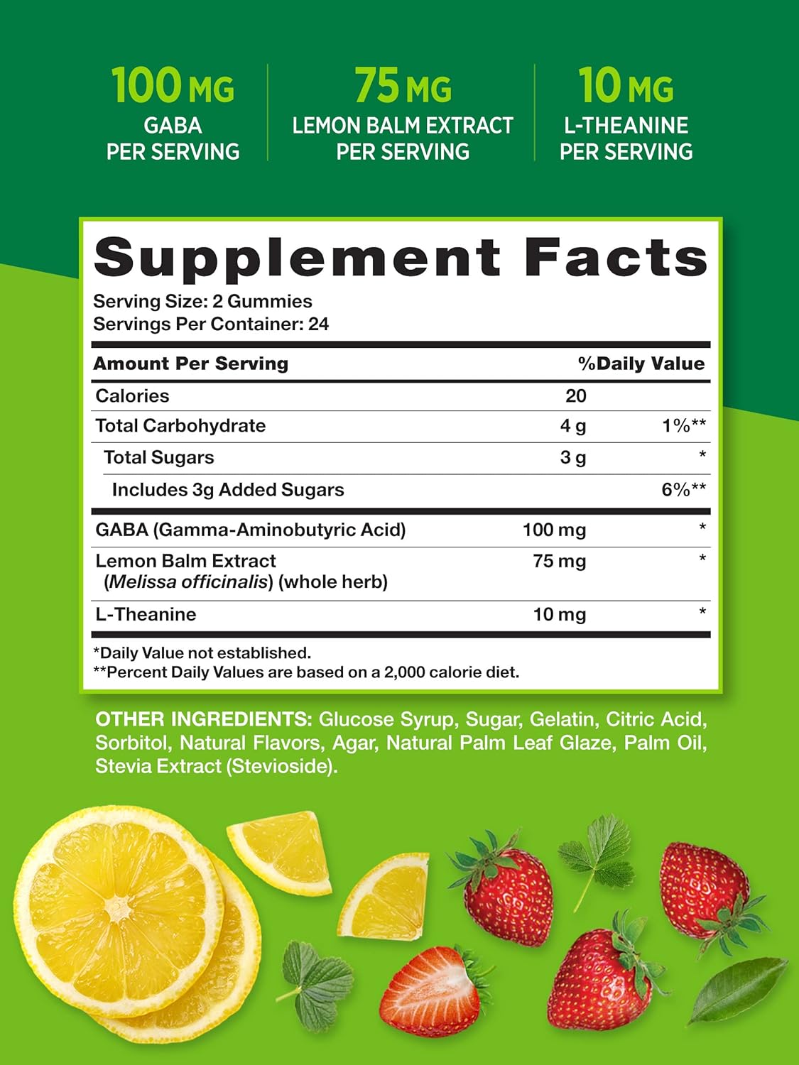 Suplemento para aliviar el estrés sin OMG Nature's Truth