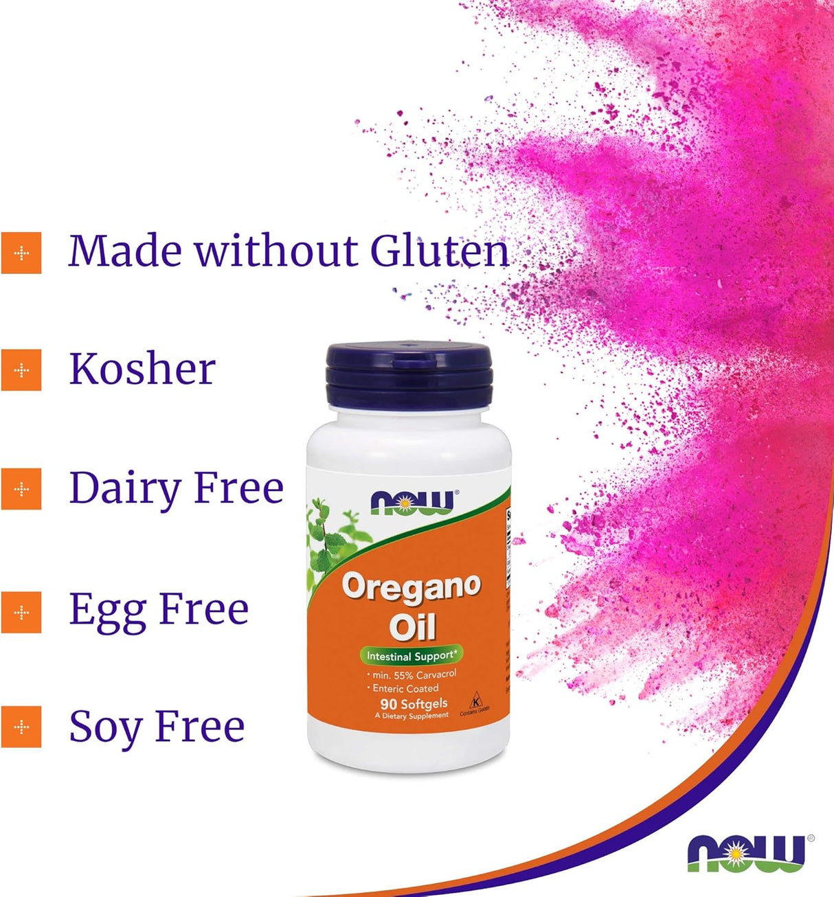 Aceite de Orégano 55% Carvacrol 181mg – 180 Cápsulas Blandas