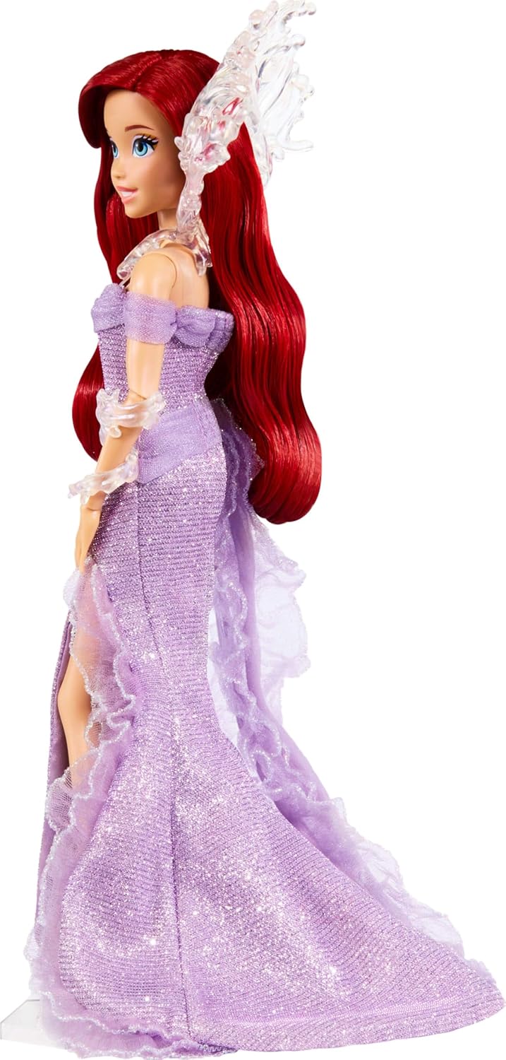 Muñeca Ariel La Sirenita Mattel con soporte, 35 aniversario