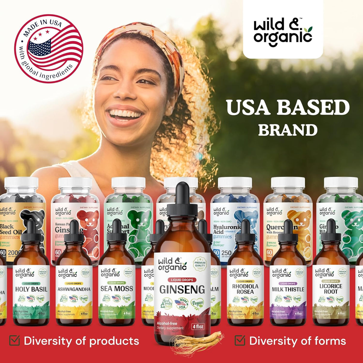 Suplemento de Panax Ginseng Extracto Líquido para Inmunidad