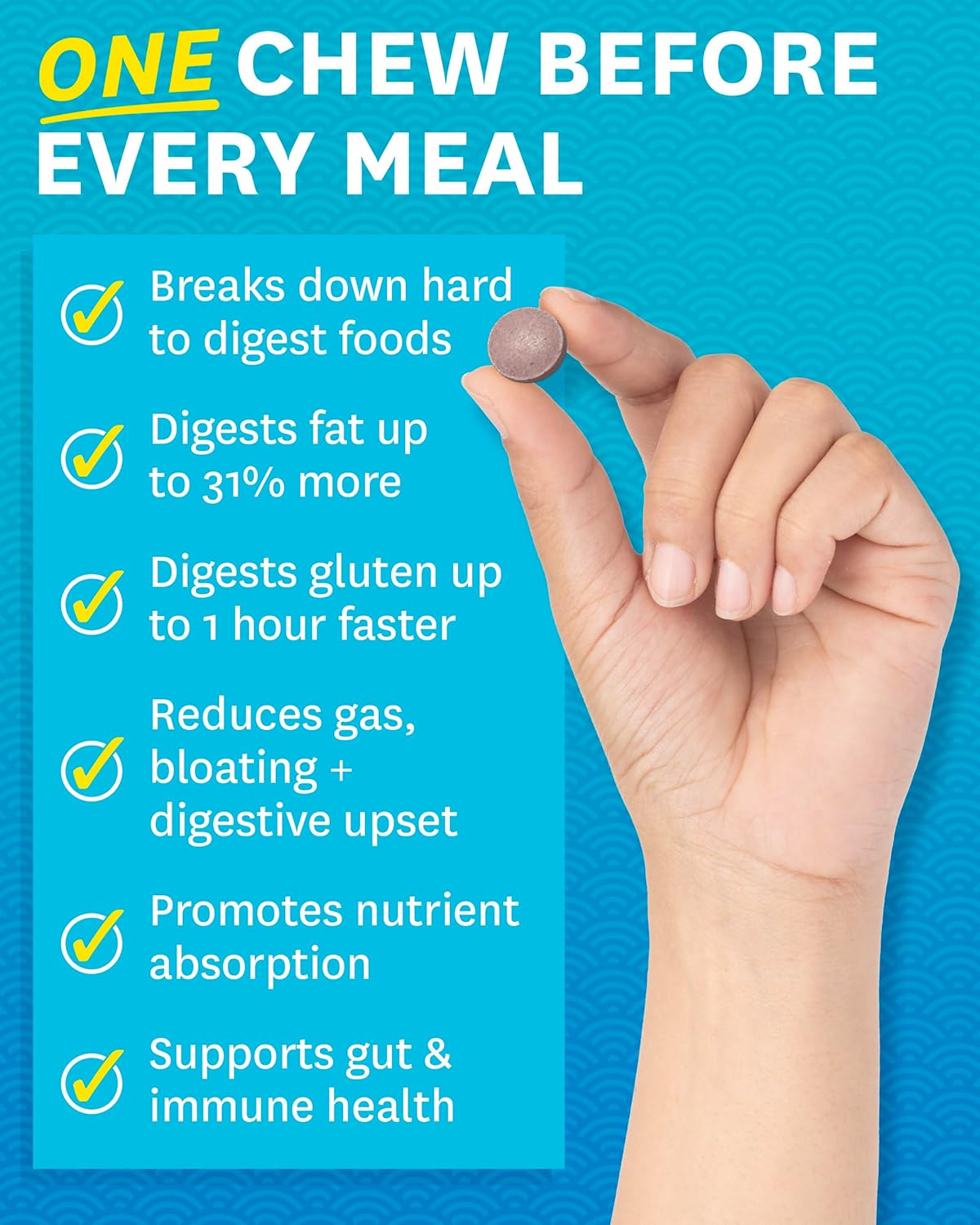 Suplemento Enzimas digestivas con bromelina salud digestiva