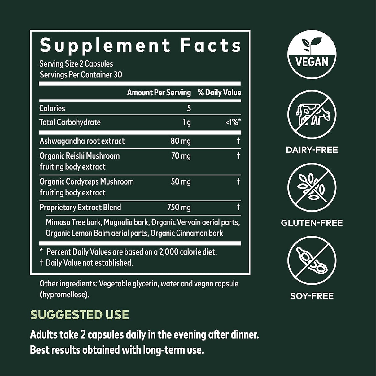 Suplementos Alimenticios nocturno de restauración