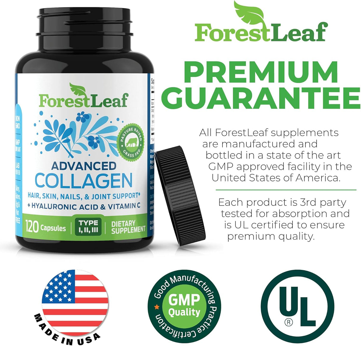 Suplementos Alimenticios Pastillas de colágeno y vitamina C