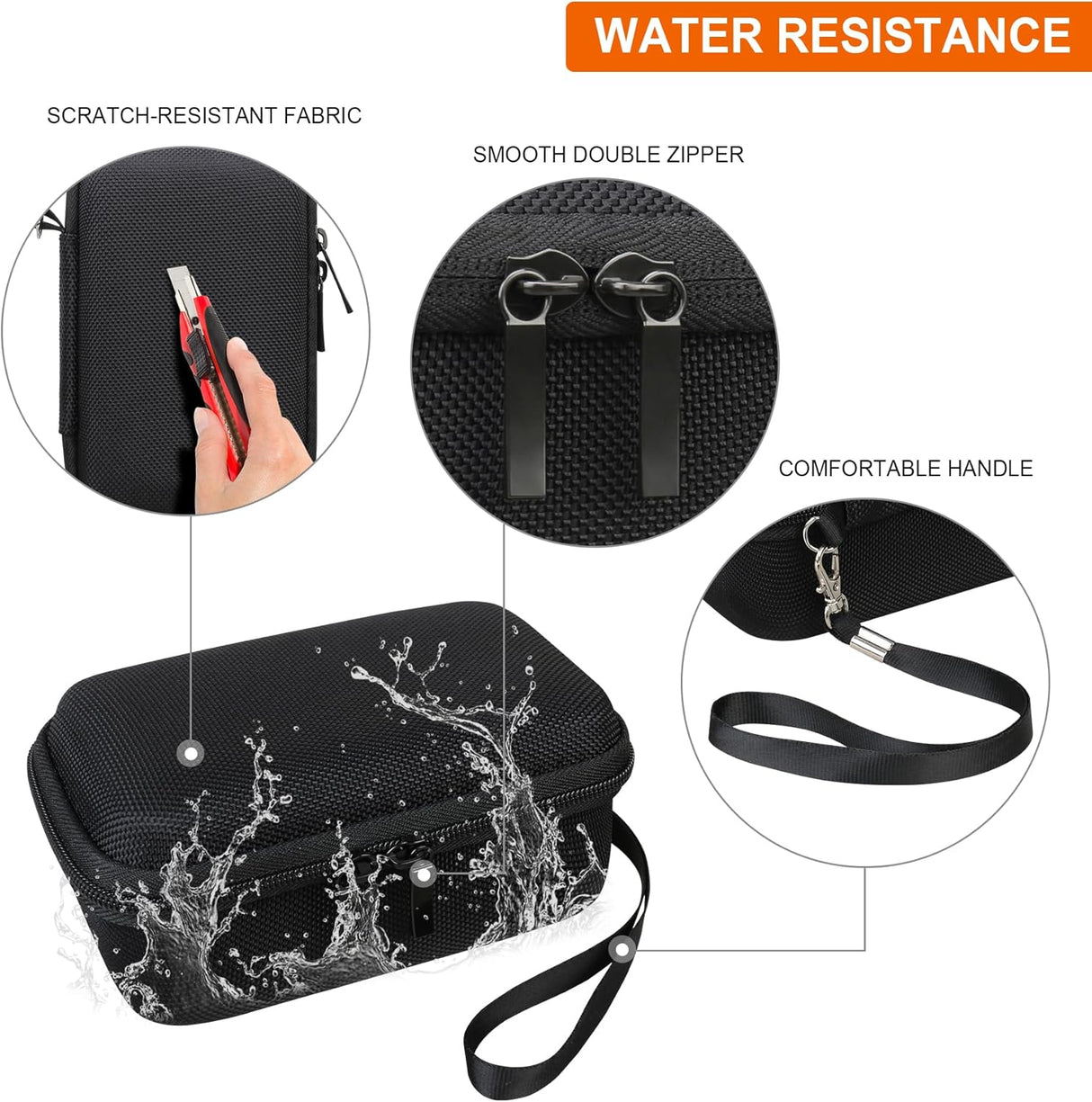 Funda rígida para Canon PowerShot SX740/SX730/G7X, con bolsillo