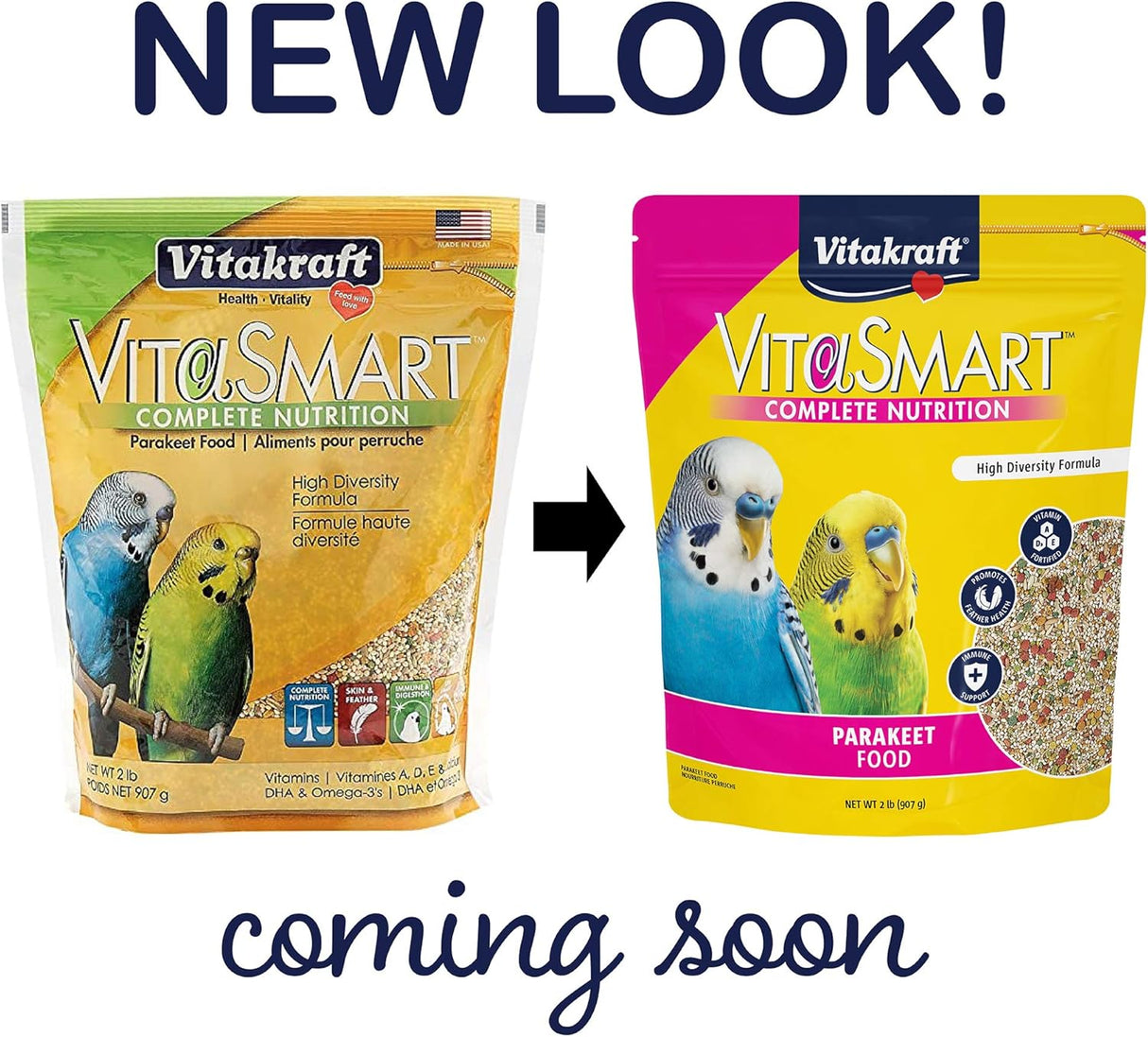 Vitakraft fortificado con vitaminas,2 libras (paquete de 1)