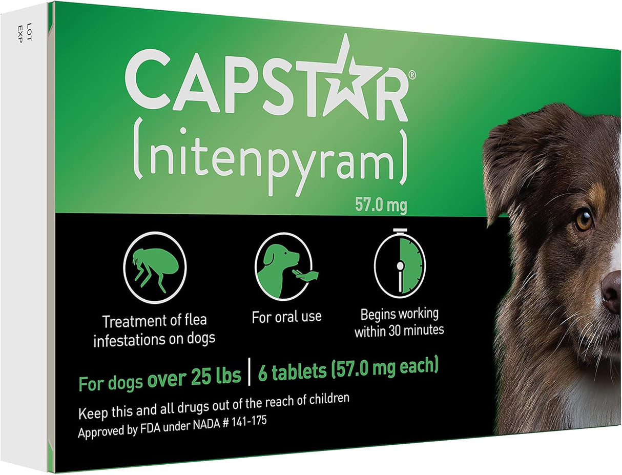 Antipulgas Capstar Verde para perros de más de 25 libras