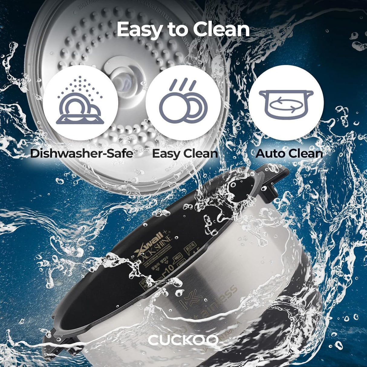 Olla arrocera CUCKOO CRP-EHSS0309FG, 3 tazas, 16 modos