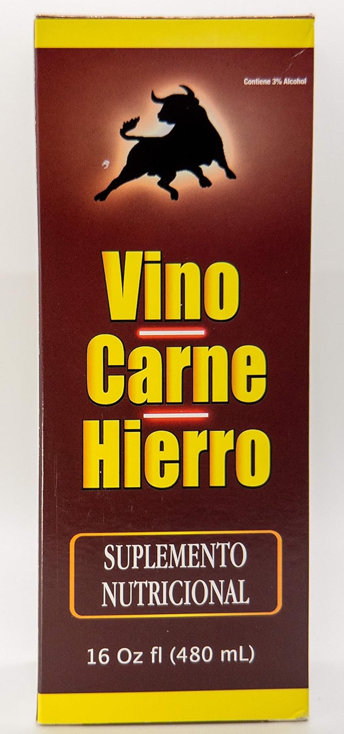 Suplemento de Hierro Memper Vino, Infusión Energía 16 Fl Oz