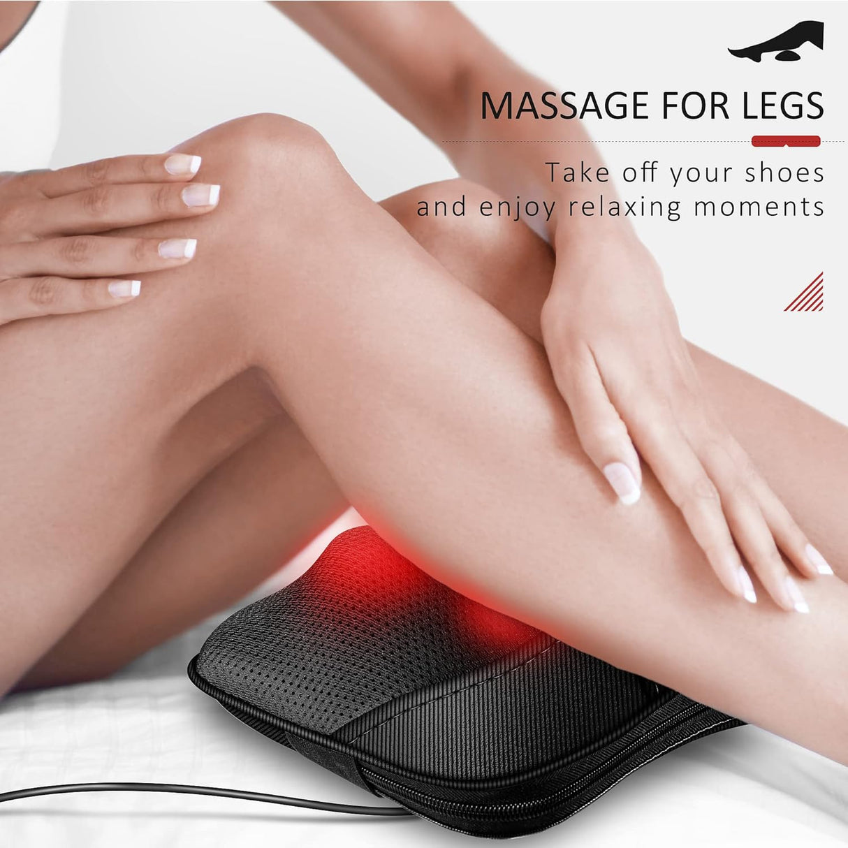 Masajeador de espalda VIKTOR JURGEN con calor, Shiatsu, modelo 2023