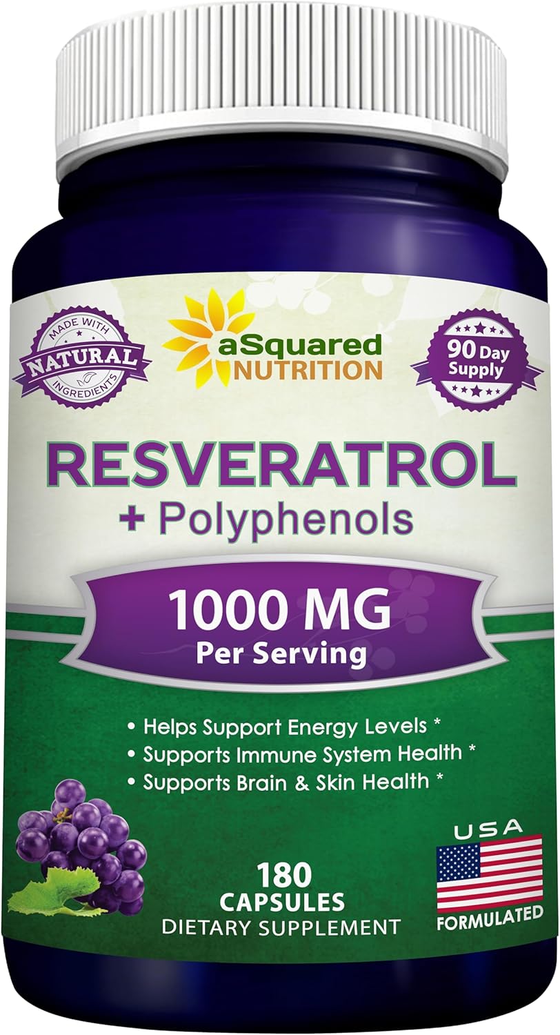 Suplemento Resveratrol natural con extracto de vino tinto