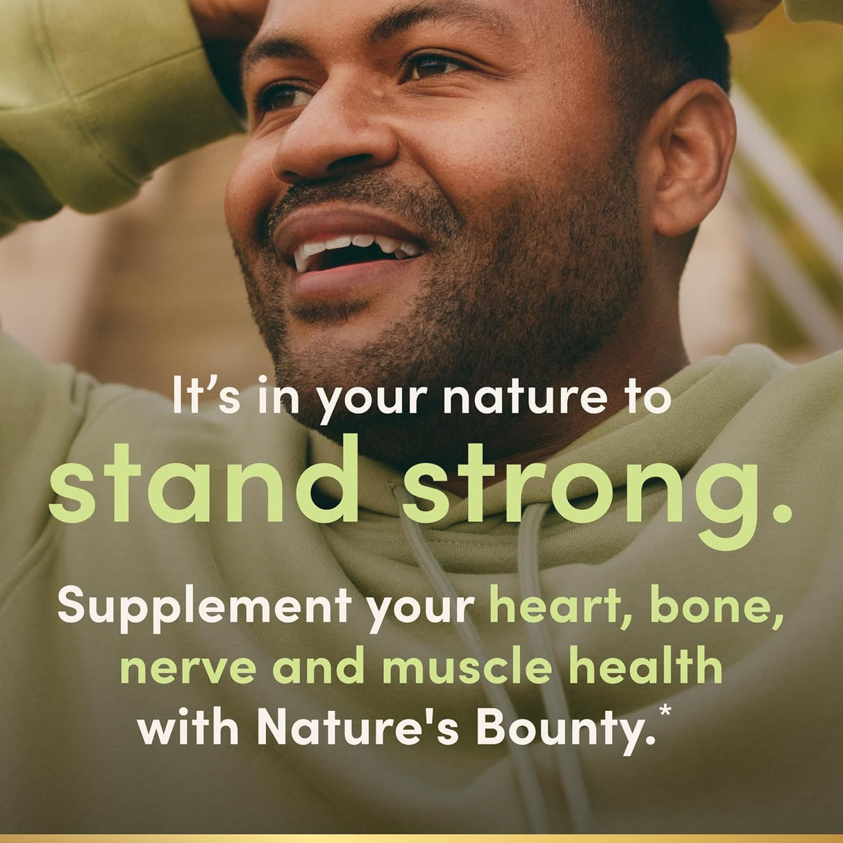 Suplemento Calm Magnesio Glicinato Nature's Bounty 90 cápsulas