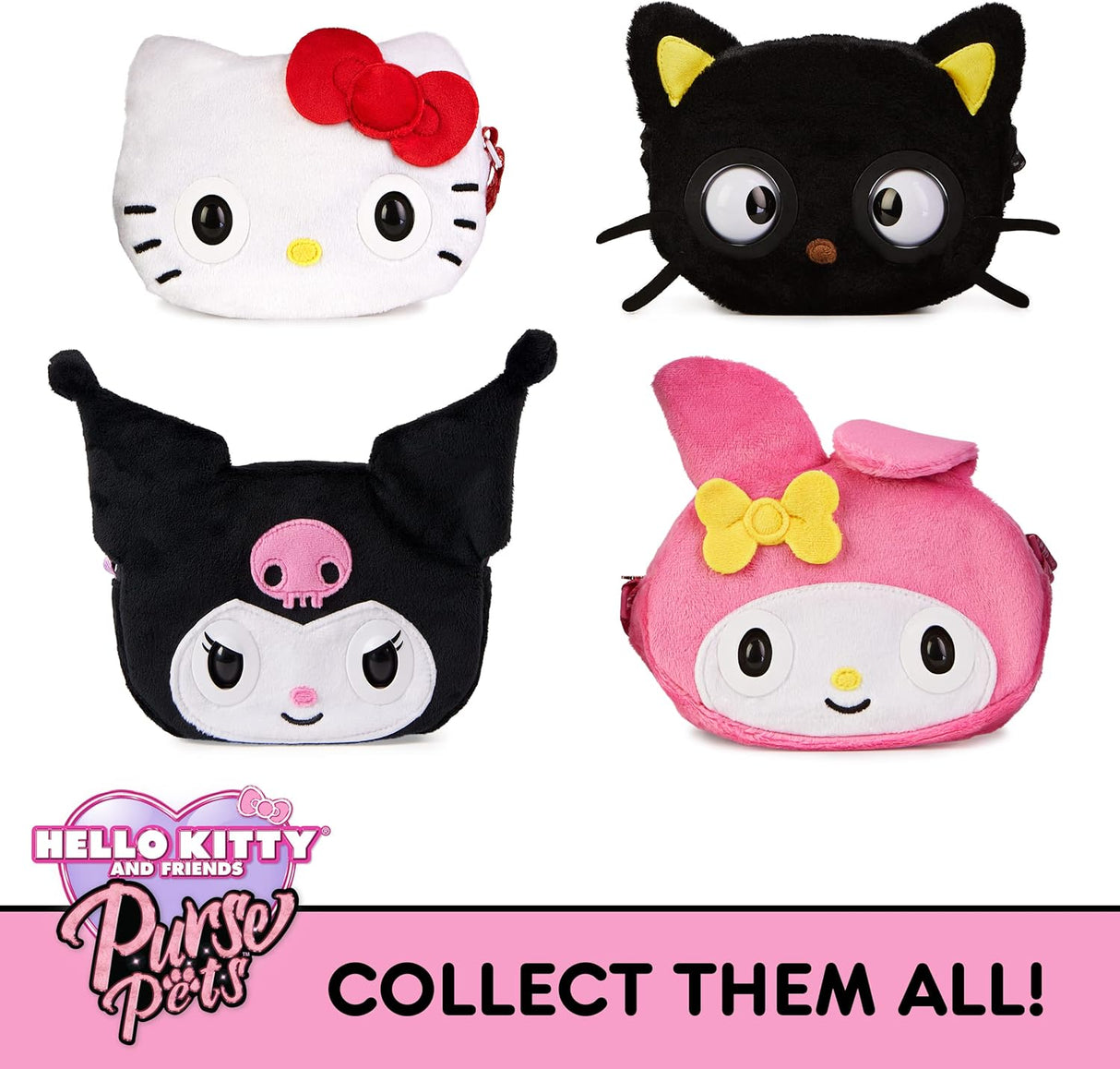 Mascota Interactiva Purse Pets, Sanrio, más de 30 sonidos