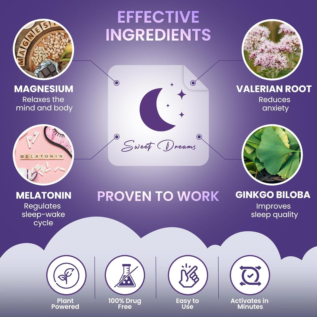 84 parches para dormir para adultos extra fuertes PATCH4U