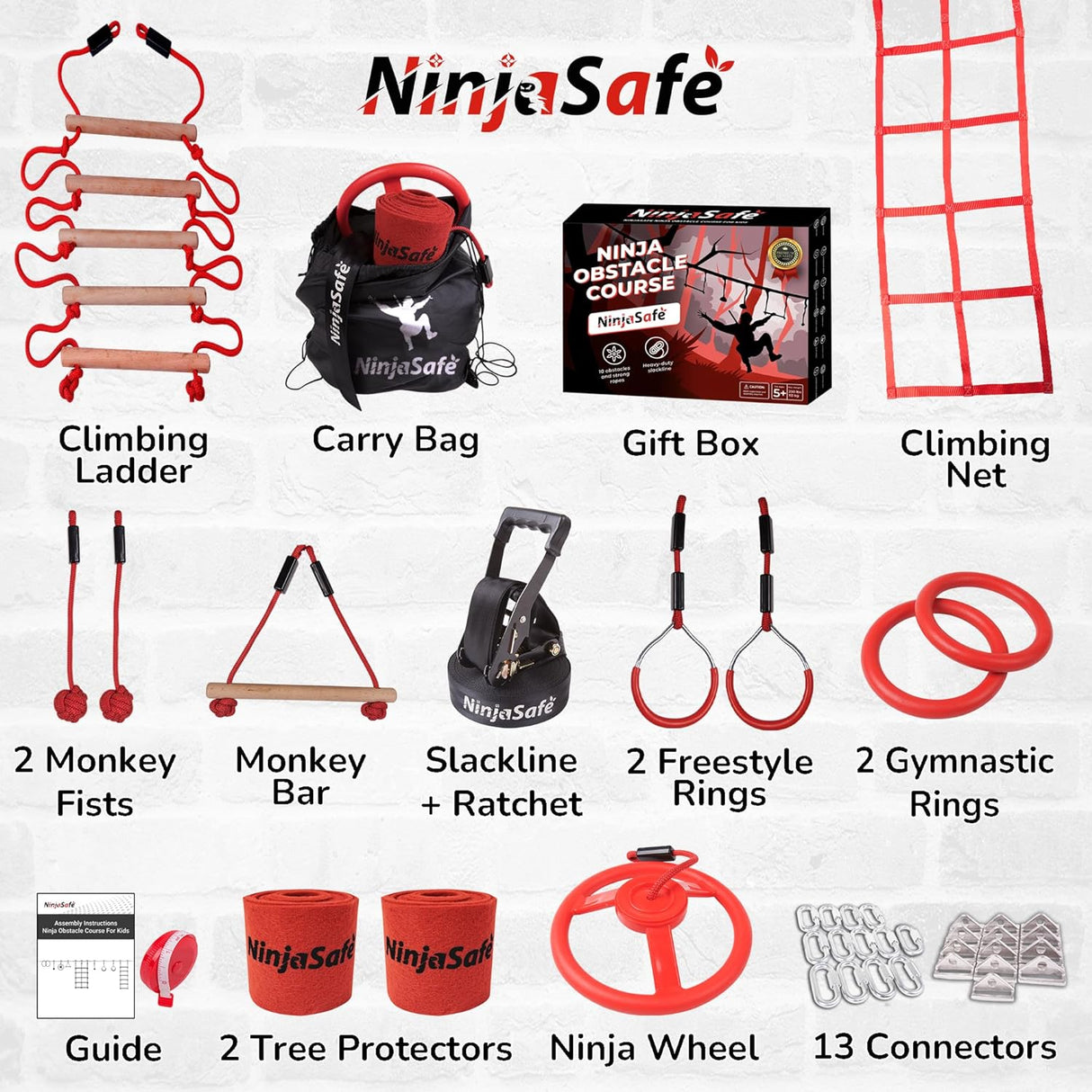 Curso de Obstáculos Ninja para Niños - Equipo Outdoor Warrior