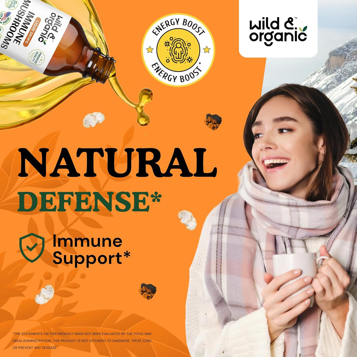 Suplemento Inmunológico de Hongos - Extracto Orgánico 8-en-1