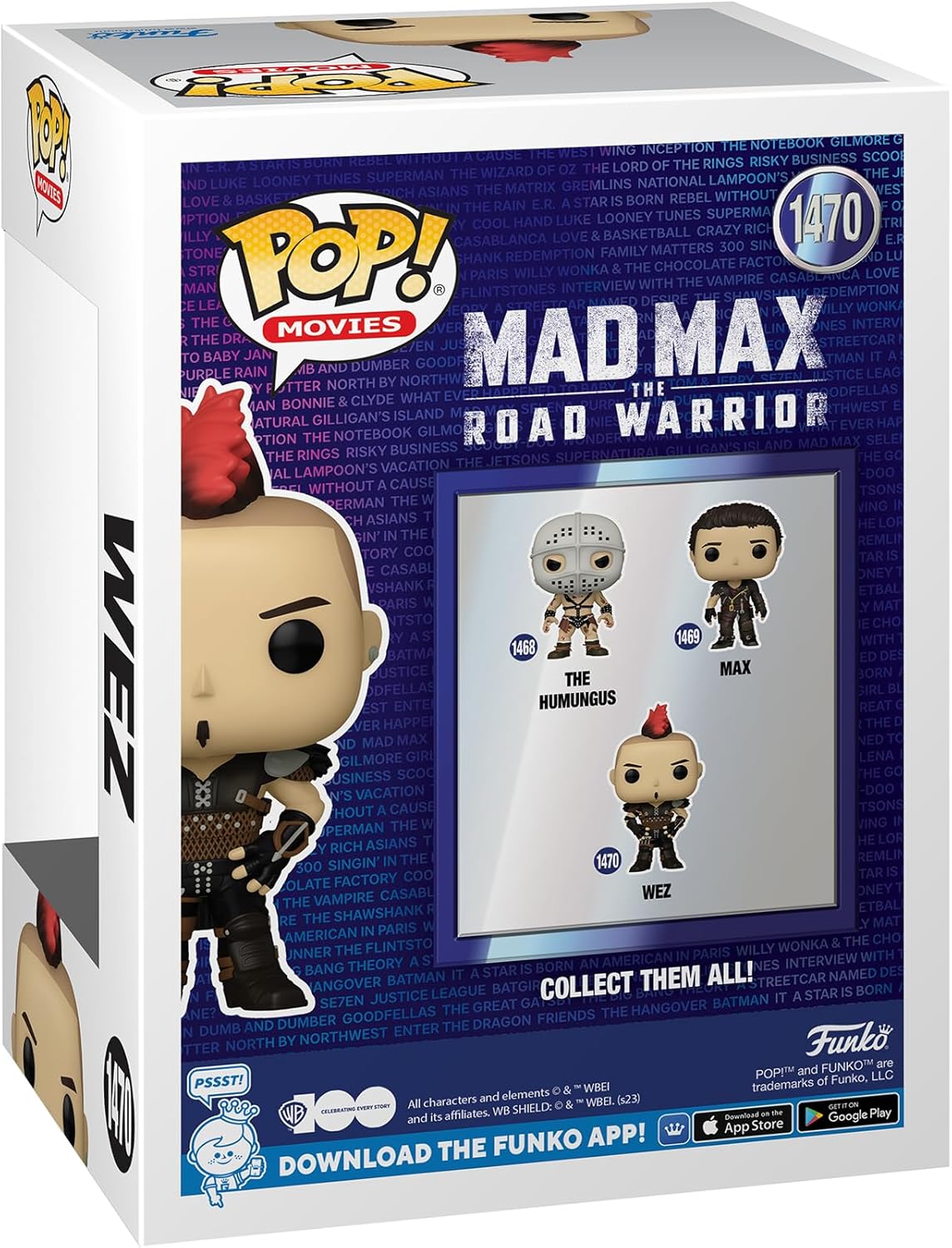 Funko Pop! Movies: WB 100 - Mad Max 2 Wez Figura Coleccionable