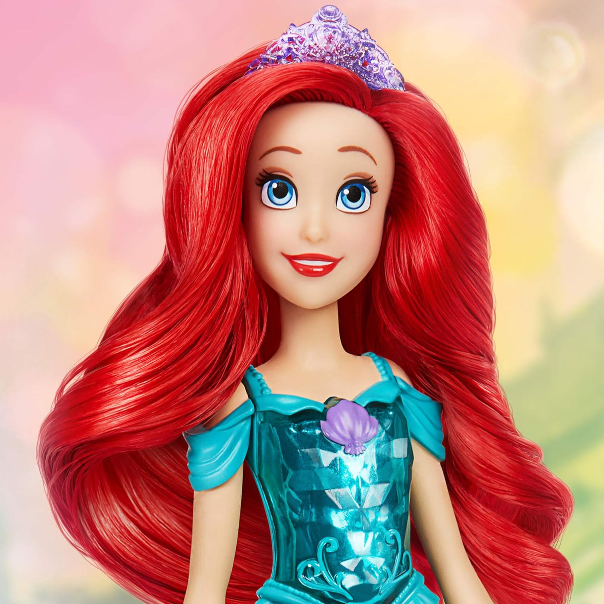Muñeca Ariel Royal Shimmer, Disney, con accesorios y falda