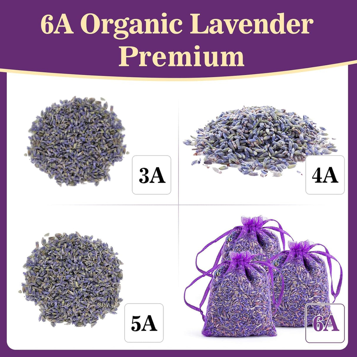 Sachet de Lavanda Sukh 8.4OZ - Flores Secas Aromáticas