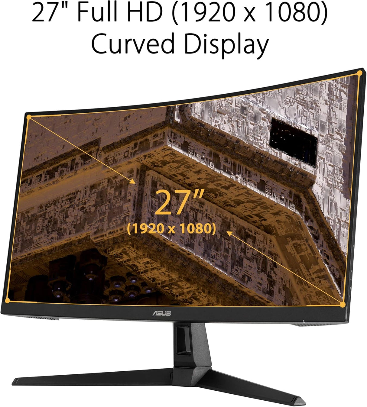 Monitor Curvo 27 ASUS TUF Gaming 1080P 165Hz VG27VH1B